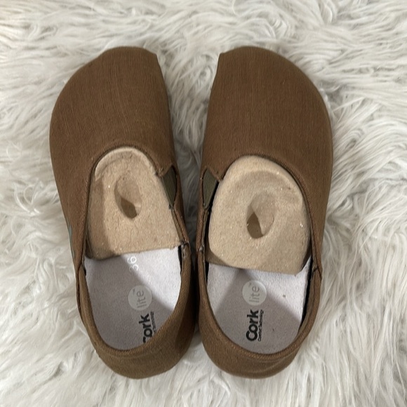 OTZ Shoes 300GMS Linen Unisex Slip On CORKlite Authentic Mocs Size 6 NEW - Picture 5 of 14